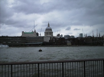 View of St Paul's Cathedral
from Bankside Gallery